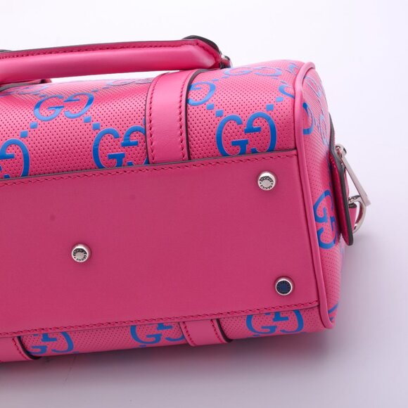 Gucci Jumbo GG Leather 2 Way Handbag Pink 725292 - Picture 12 of 15